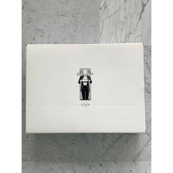 LENOX Butler's Pantry Chip & Dip Set 2-Piece White Italy 13-7/8" 6255277 NIB - Picture 3 of 7